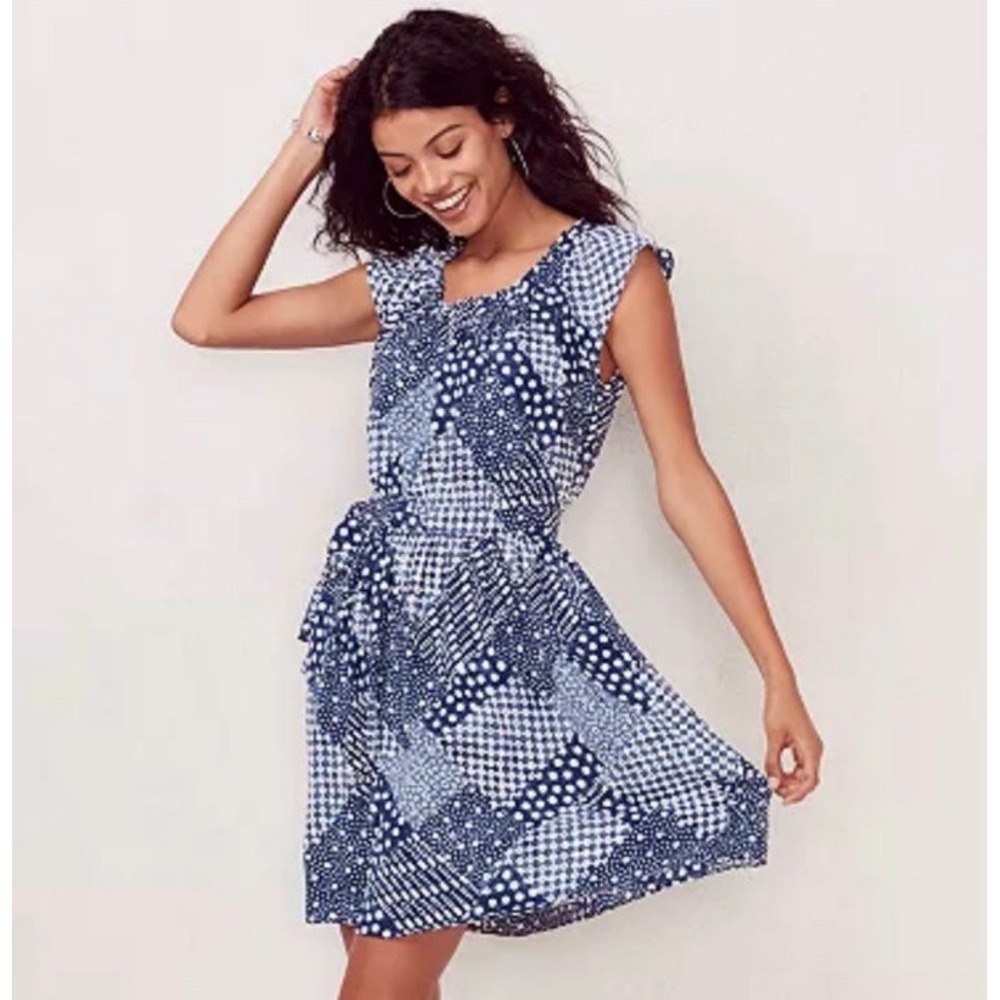LC Lauren‎ Conrad Patchwork Dress XL